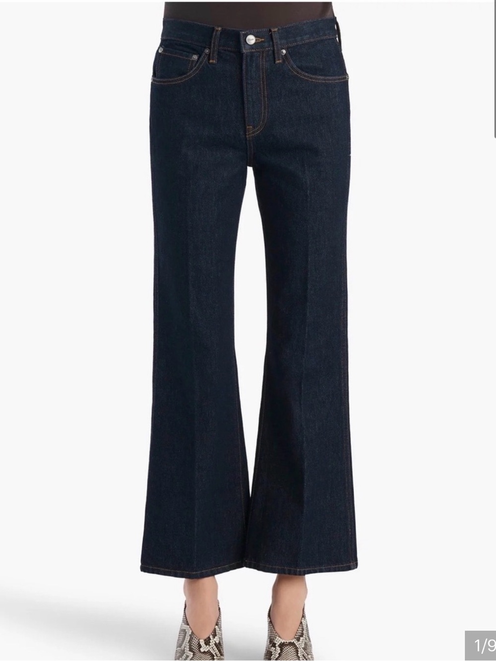 Khaite Vivian Dark Indigo Jeans Sz
29